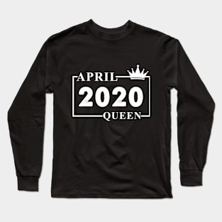 queen birthday april Long Sleeve T-Shirt